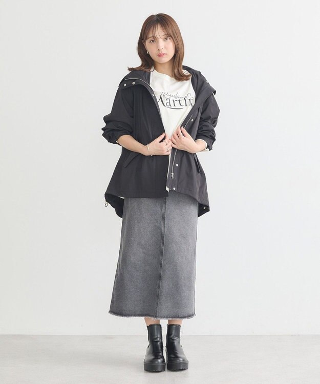 earth music&ecology マウンテンパーカー Black