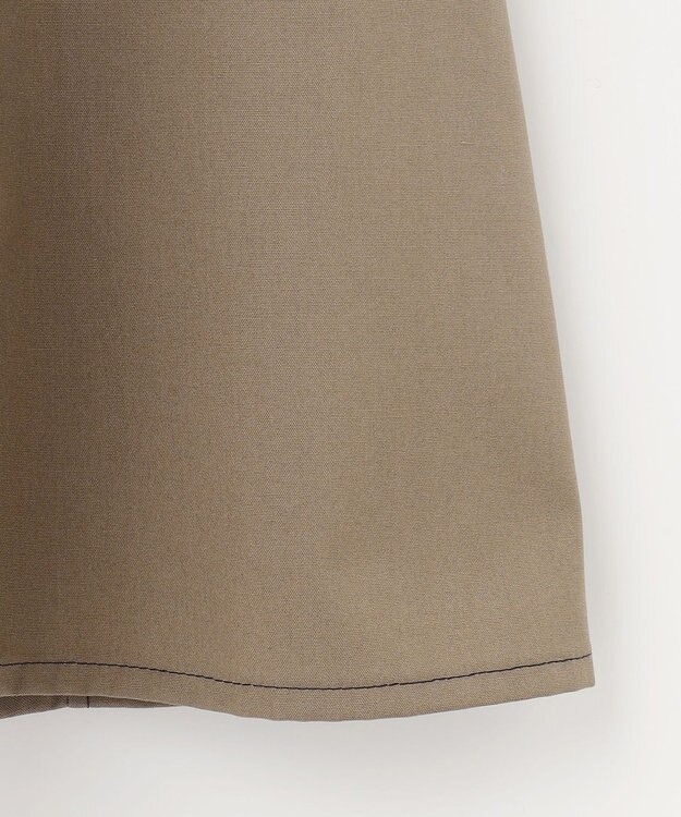 #Newans 【イージーケア】ラグランスリーブステッチブラウス カーキ系