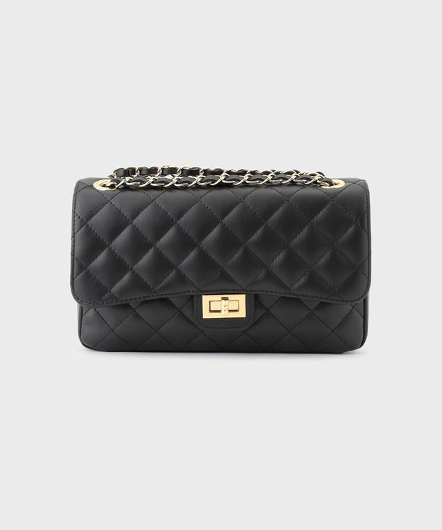 GRACE CONTINENTAL MaisonVincent チェーンバッグM ブラック