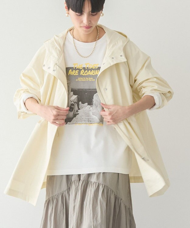 AMERICAN HOLIC 花粉防止撥水加工マウンテンパーカー Ivory