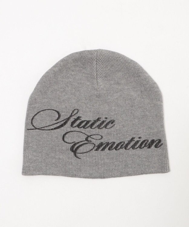 WEGO スプレープリントシングルニットワッチ グレー