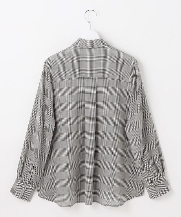 自由区 【SHIHOさん着用】TWハイツイストビエラタックディテール ブラウス グレンチェック