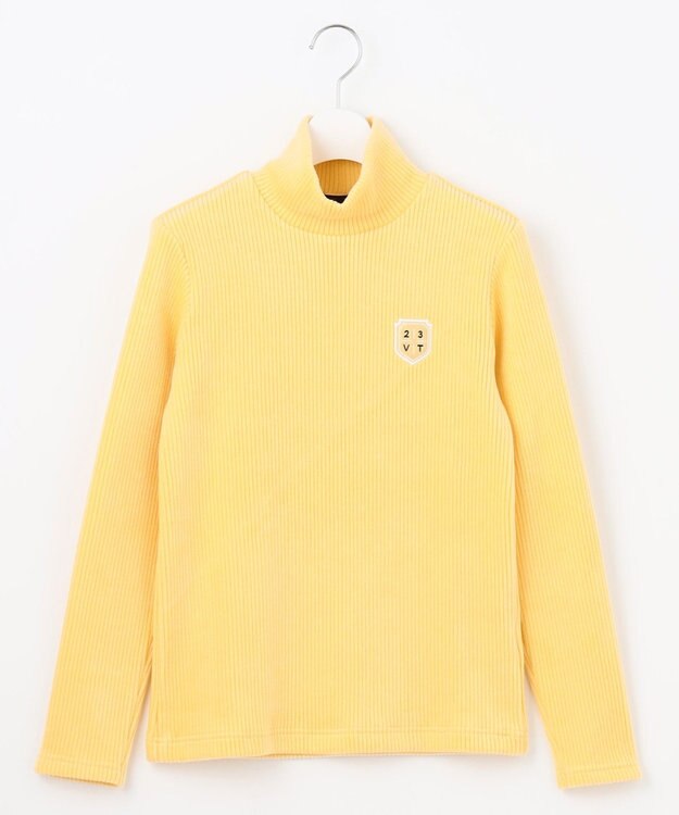 23区GOLF 【WOMEN】【吸湿発熱】グランサーモ モックネック カットソー ライトイエロー系