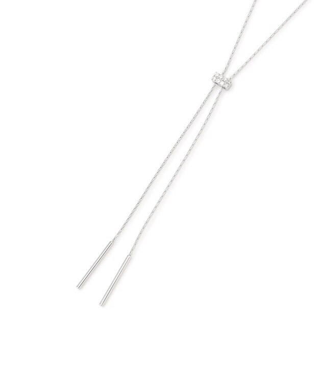 23区 スネークチェーン ラリエット ネックレス シルバー系