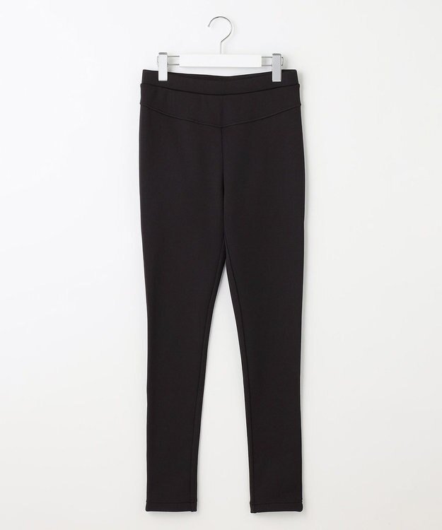 23区GOLF 【WOMEN】【吸湿発熱・ストレッチ】ストレッチ裏フリース レギパン ブラック系