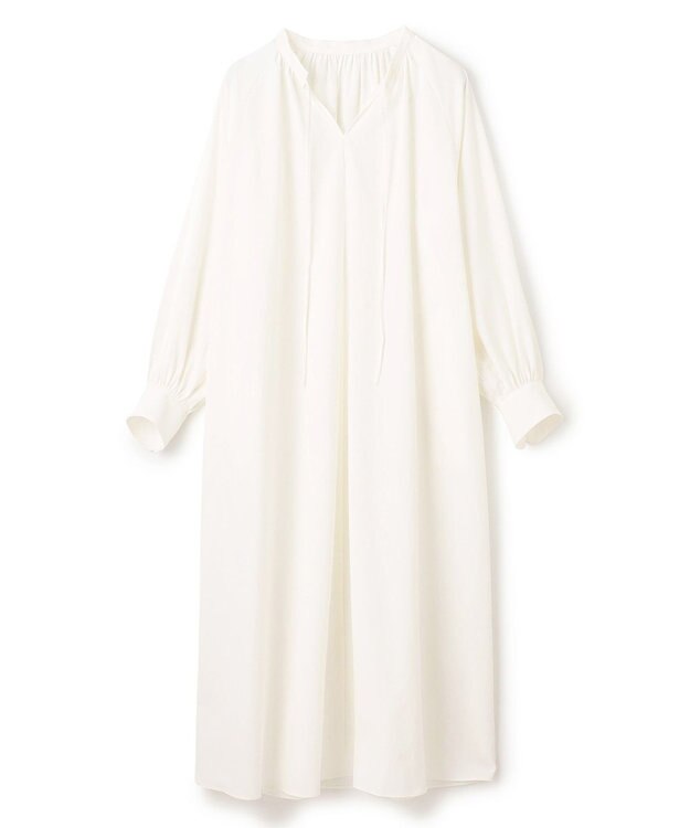 UNFILO L コンフォート シャツワンピース オフ