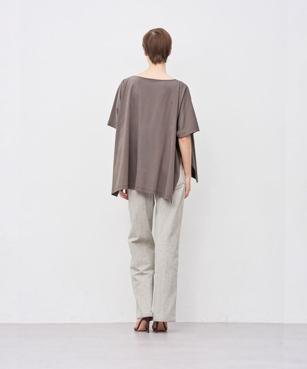 uncrave プレミアムジャージー ポンチョトップス グレージュ