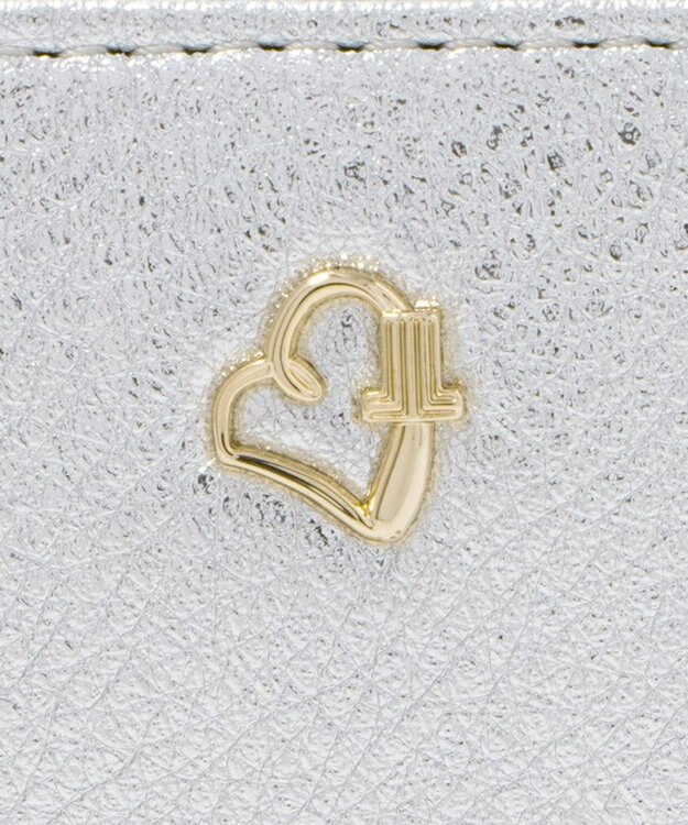 LANVIN en Bleu ペティアン キーケース小銭入れ シルバー