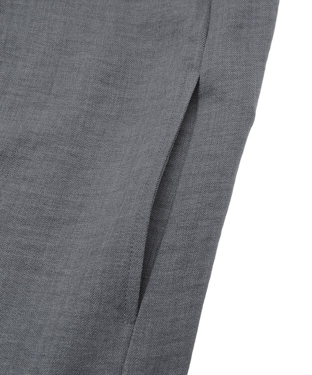 Green Parks 接触冷感麻調ゆったりサロペット Gray