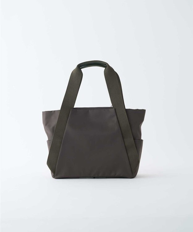 MIYABIYA LAQUOH【撥水加工】ミニマルナイロントート (M) カーキ