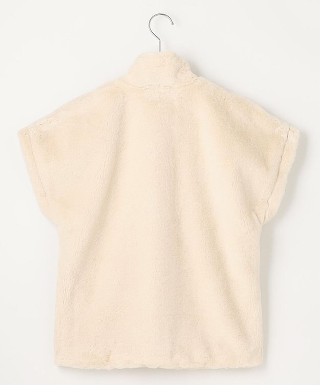 23区GOLF いつものスタイリングをアップデート【WOMEN】ファーフレンチ ベスト アイボリー系