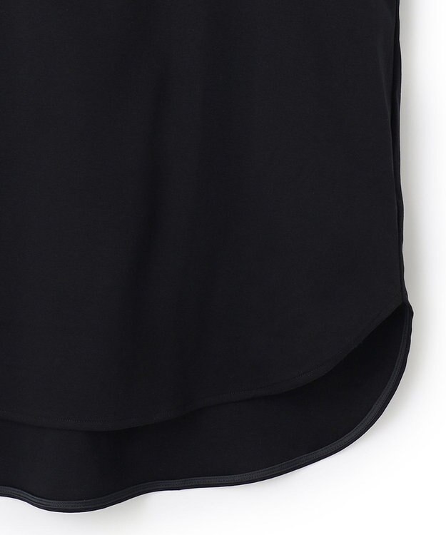 ICB L 【洗える】シンプルジャージー ロングスリーブプルオーバー ブラック系