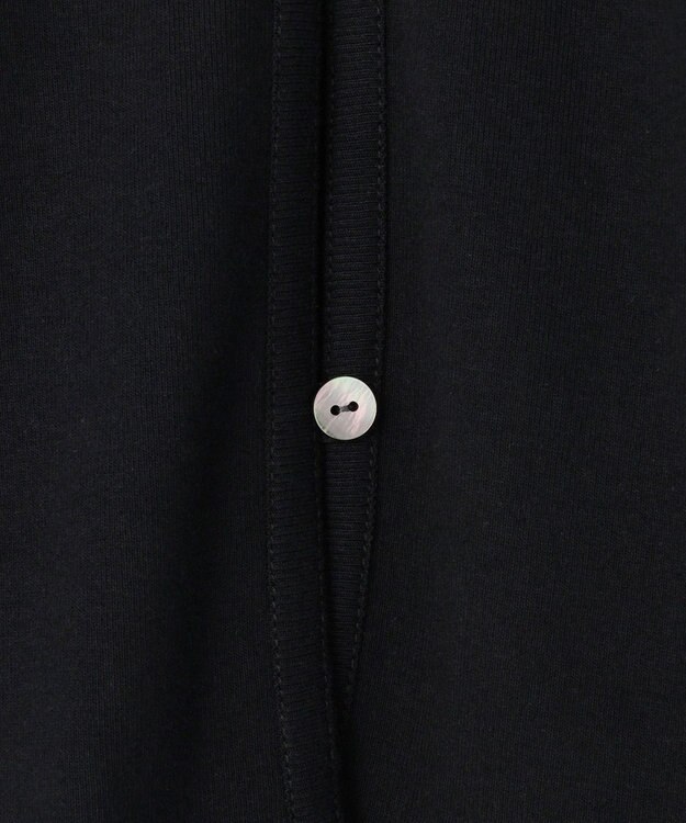 uncrave プレーンジャージー カーディガン ブラック