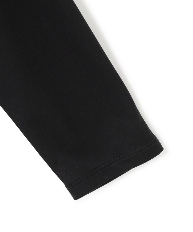 ICB 【洗える】リバーストレッチジャージー ハイネックプルオーバー ブラック系