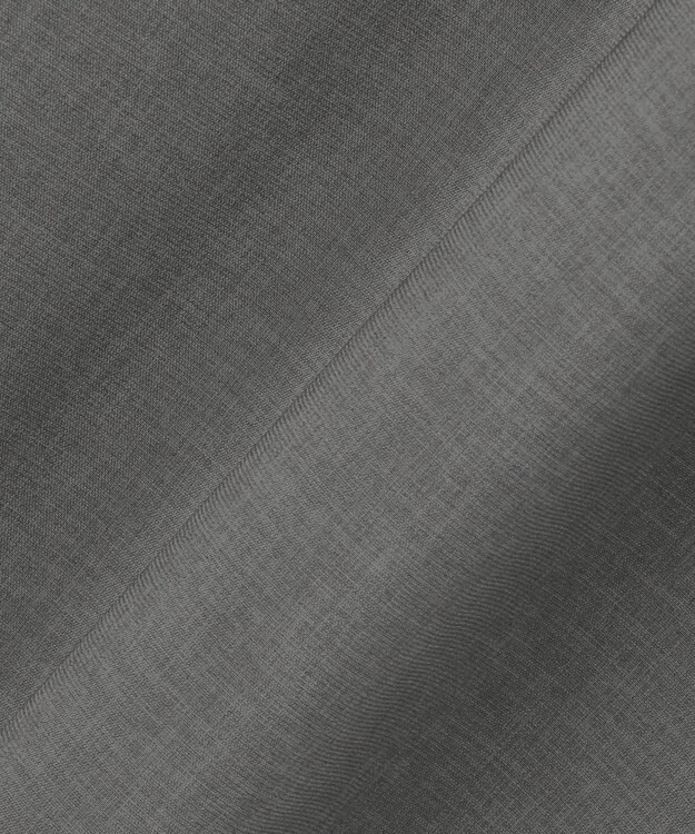 BEIGE， 【イージーケア】BATEAU / ギャザー ストレートドレス Charcoal