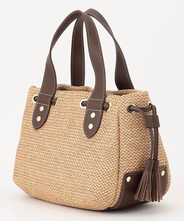 LA BAGAGERIE サイドタッセルサマートート　Sサイズ ベージュ