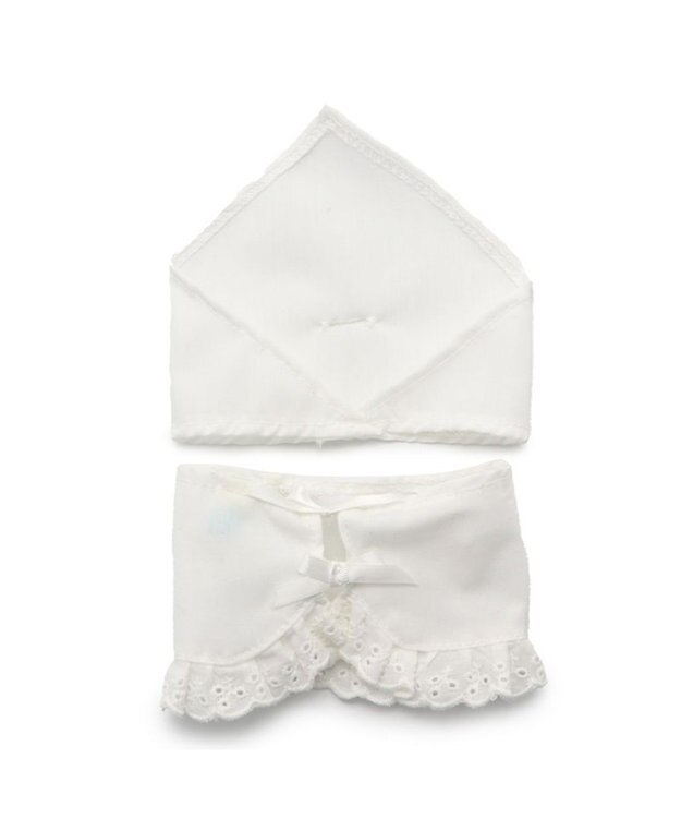 Mother garden しろたん ついてきちゃうしろたん マスコット 着せ替え服 《割烹着》 白