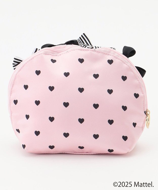 ANY KIDS 【Barbie(TM)】リボン ラウンドポーチ ピンク