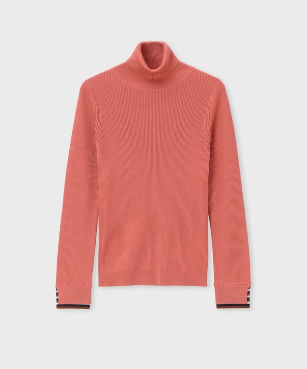 Paul Smith ハイゲージ タートルネック ニット ピンク