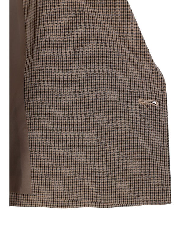 earth music&ecology ショートテーラードジャケット Check