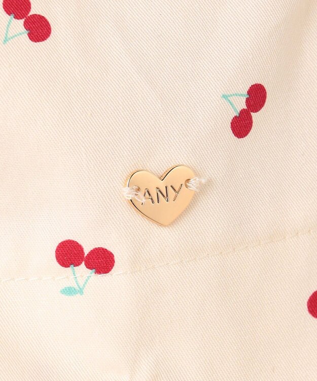 ANY KIDS 【洗濯機可能】スカラップショートパンツ エクリュ（サクランボ×ドット）