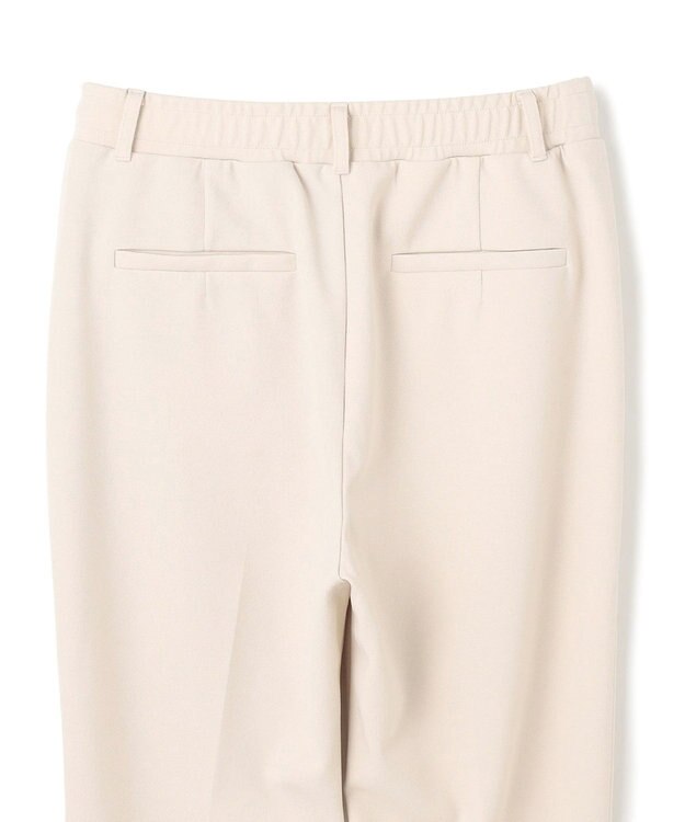 UNFILO 【WEB限定】BEAUTY MOVE センタープレス テーパードパンツ アイボリー