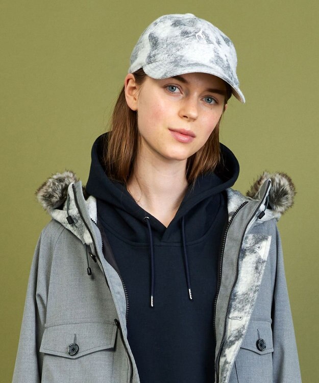 JOSEPH ABBOUD MOUNTAIN スライバーカモフラージュキャップ ライトグレー系7