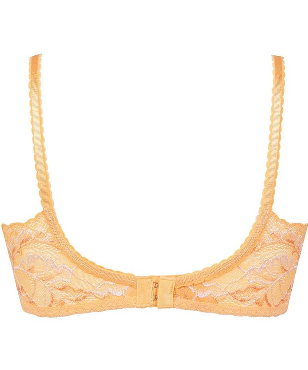 Wing ブラジャー 背中の段差をスムージング バストの脇流れをブロック 脇高設計(バック) 【後ろ姿きれいブラ】 ブラ KB2718 ウイング／ワコール オレンジ