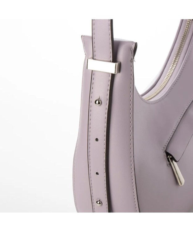 UNBILLION cachecache 三日月形ワンショルダー ラベンダー