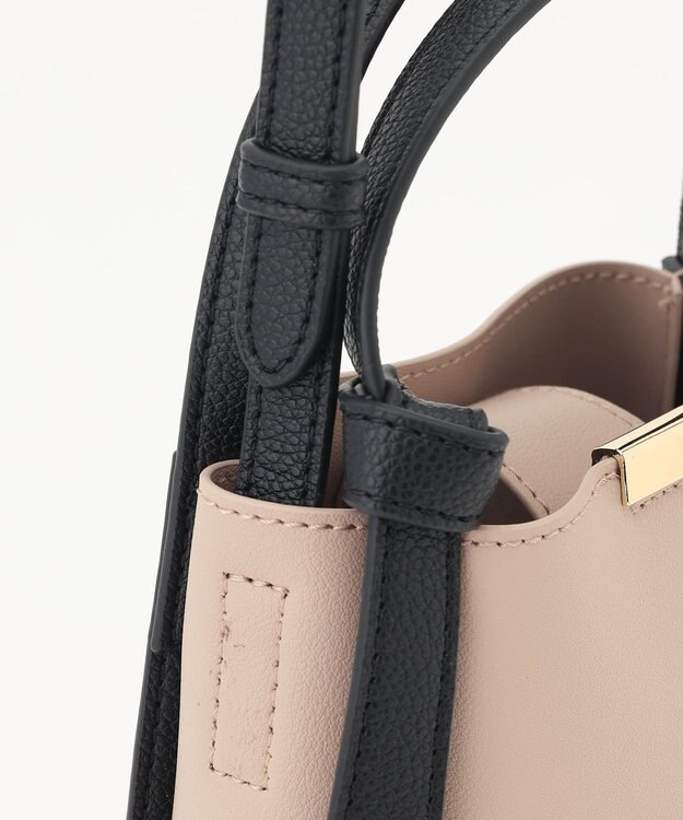 組曲 ノットデザイン バッグ Mini ライトグレー系