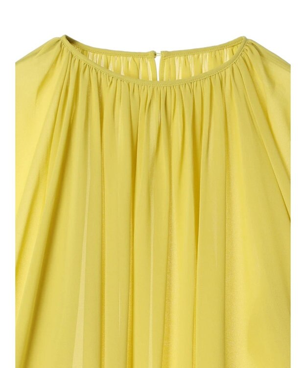 Green Parks AnriettMusee ボリュームシアーブラウス Lime Green