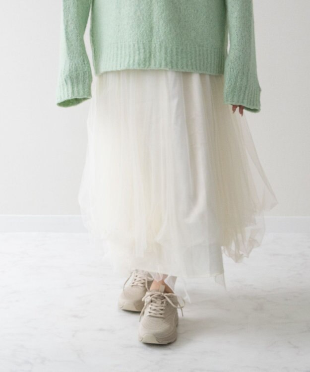 Bridget Birkin 【Bridget Birkin】スタイリッシュニットスニーカー グレー