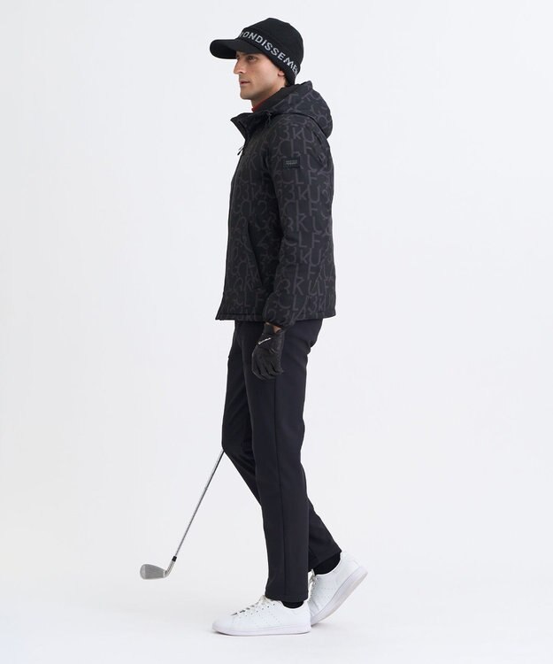 23区GOLF 【MEN】ロゴグラフィック中綿ブルゾン ブラック系5
