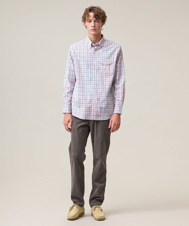 J.PRESS MEN 【ストレッチ】トリコットコーデュロイ5ポケット パンツ カーキ系