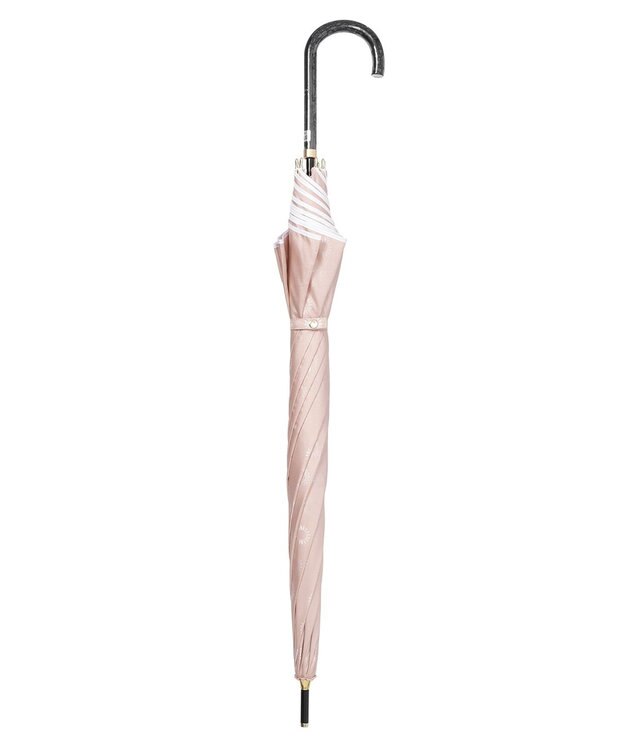 MOONBAT LANVIN en Bleu 長傘 ジャカード×パイピング ピンク