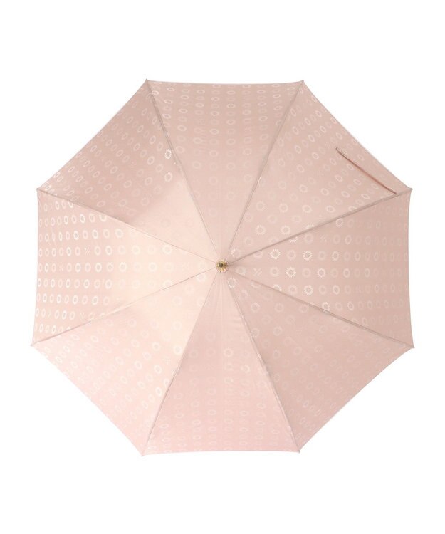 MOONBAT LANVIN en Bleu 長傘 ジャカード×パイピング ピンク