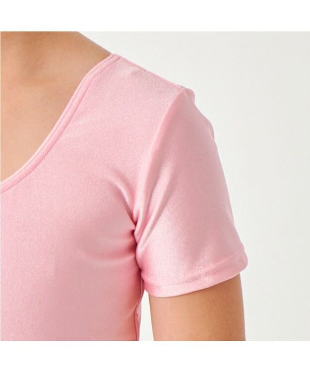 Chacott キッズ　半袖スカート付きレオタード（オペコット） ベビーピンク