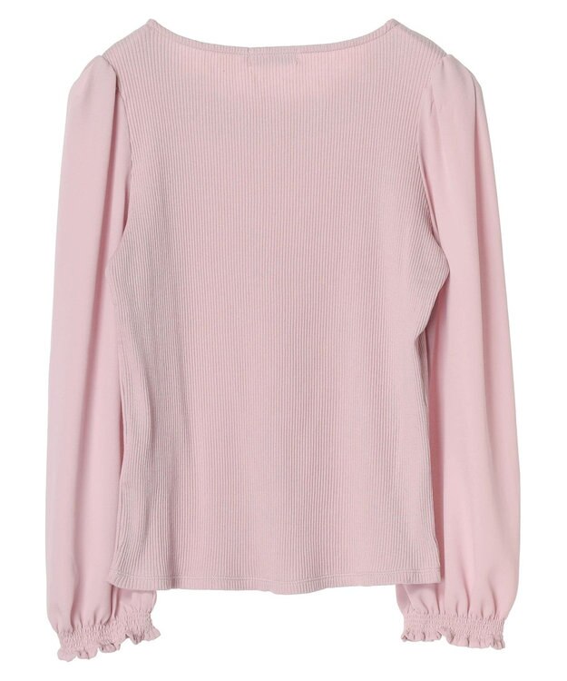 earth music&ecology スカラップビジュープルオーバー Pink