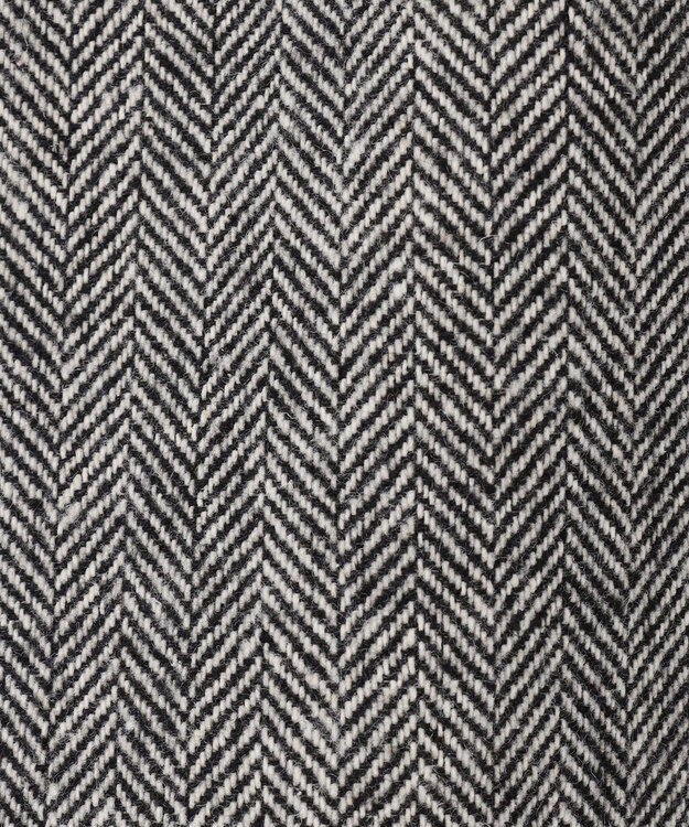 ANY SIS シアーコンビヘリンボーン スカート ブラック系