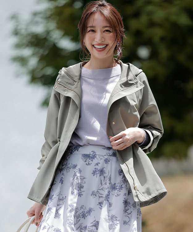 ANY SIS 【撥水】フーディショート ブルゾン