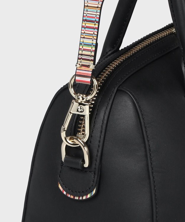 Paul Smith シグネチャーインバーテッド ミニボストンバッグ ブラック