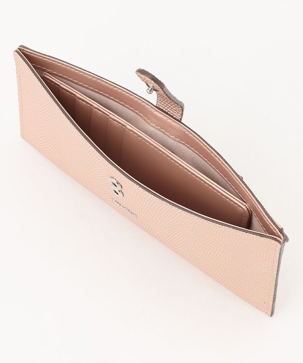 airlist 【薄型・軽量】単カードケース付き長財布  LUNA  Metallic  ルナメタリック メタリックピンク