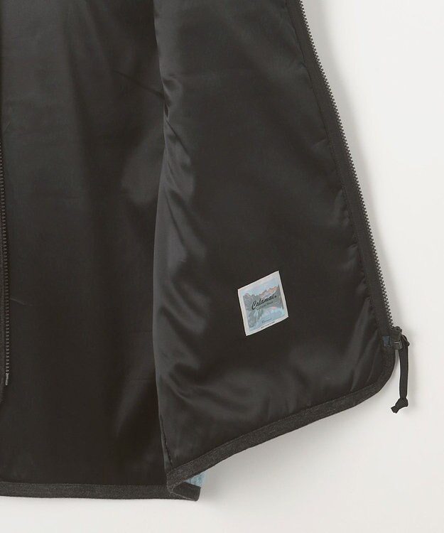 JOSEPH ABBOUD MOUNTAIN 【軽量/ソフト/サスティナブル/男女兼用/ライナードッキング対応】 リサイクルウールボア ベスト サックスブルー系