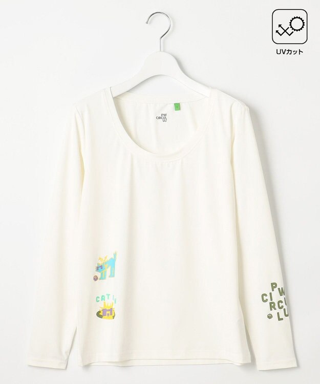 PW CIRCULUS 【UV遮蔽率98% UVカット】【WOMEN】UVインナー ゴルフウェア レディース ホワイト系