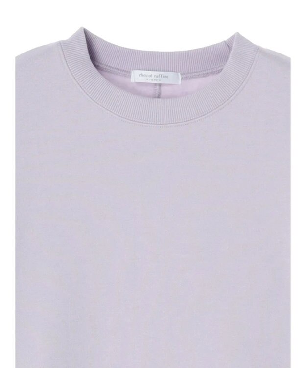 Green Parks Ｂｒｕｓｈｅｄ　センターシーム裏起毛プルオーバー Purple