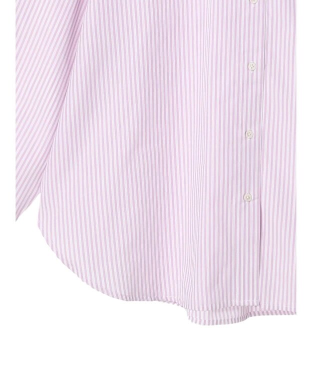 earth music&ecology ドルマンストライプシャツ Stripe Pink