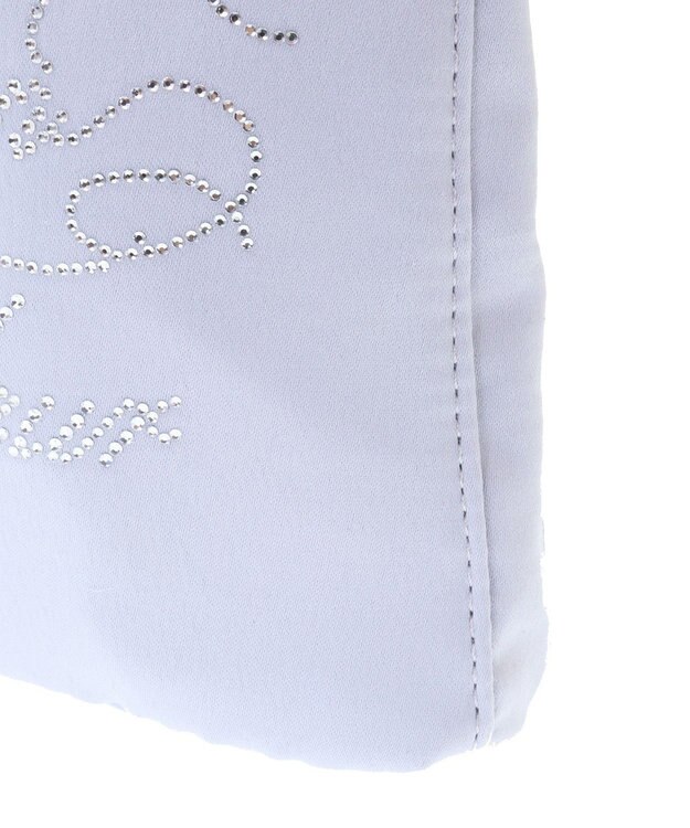 Maison de FLEUR EC限定チュールハンドルラインストーンショルダー Grayish Blue