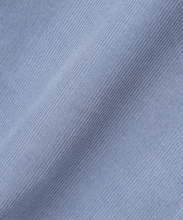 組曲 KIDS 【100㎝】モノトーンフラワーコーデュロイ ワンピース サックスブルー系