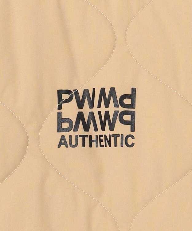 PW CIRCULUS 【MEN】ひょうたんキルティング中綿ブルゾン ベージュ系