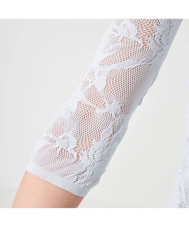 Chacott 【ノーソーイングニット】キシリトールシアーレース2Wayトップ ベビーブルー